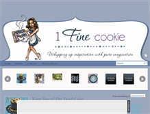 Tablet Screenshot of 1finecookie.com